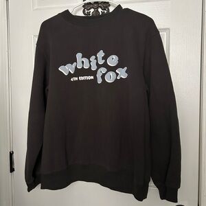 white fox sweat set